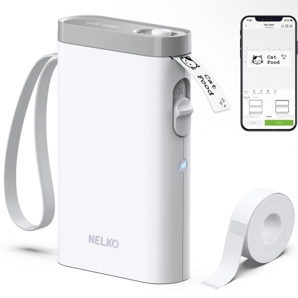 Bluetooth Label Maker with Tape, Wireless Print Mini Label Makers with Templates